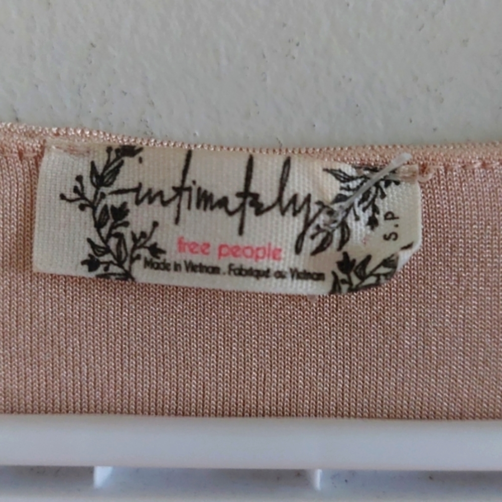 Free People Champagne Pink Bodysuit - Picture 2 of 5